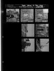 People looking at train track (unknown) (7 Negatives), February 2-4, 1961 [Sleeve 3, Folder b, Box 26]